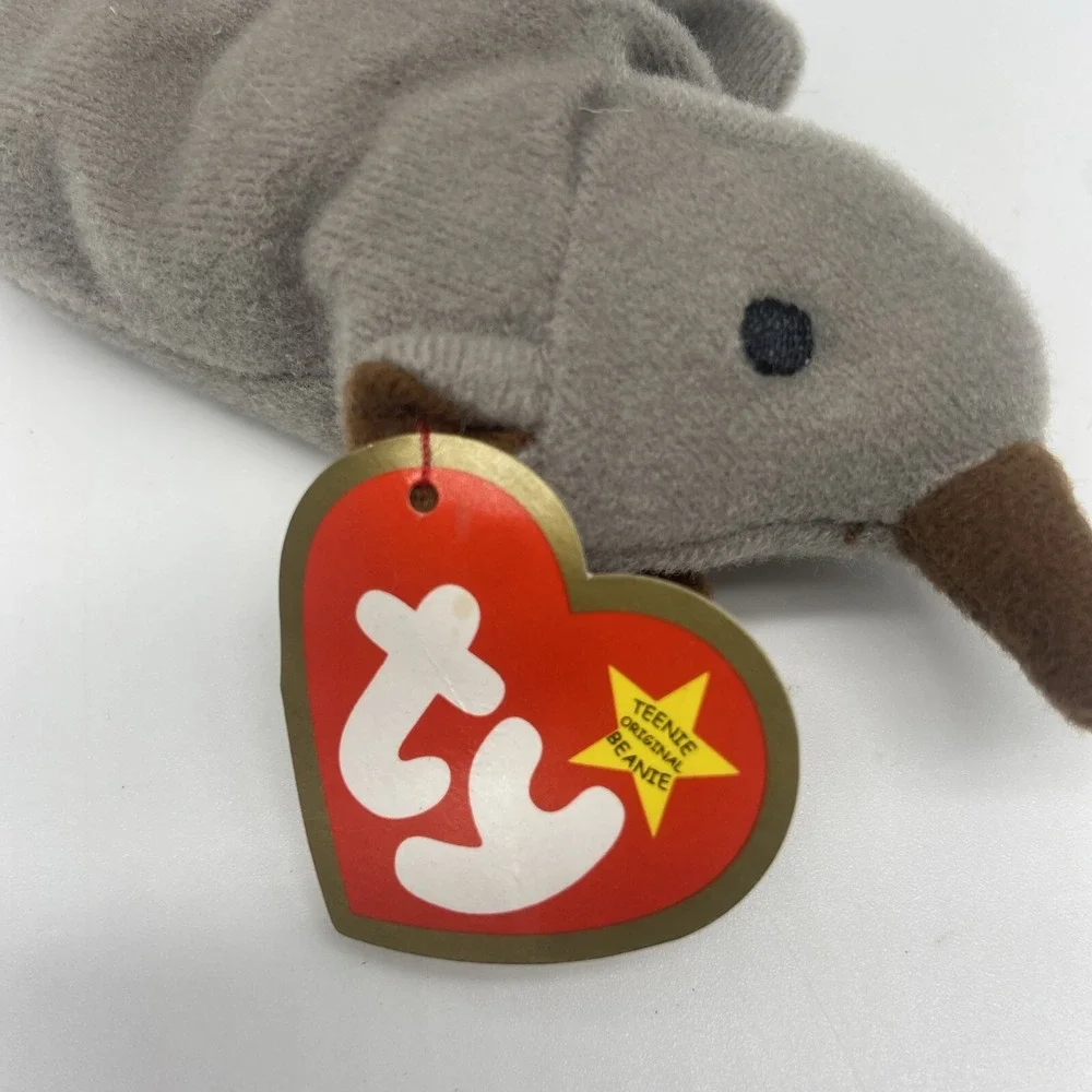 TY Beanie Bellies Baby Spike The Rhino Beanie‎ 5'' Plush Stuffed Animal